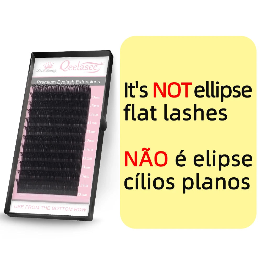 Qeelasee False Eyelash Extensions professional Mink Individual Lashes supplies maquiagem cilios volume fan eye lashes wholesale