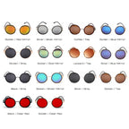 SHAUNA Vintage Women Steampunk Retro Coating Men Round Sunglasses Brand Designer Punk Sun Glasses UV400