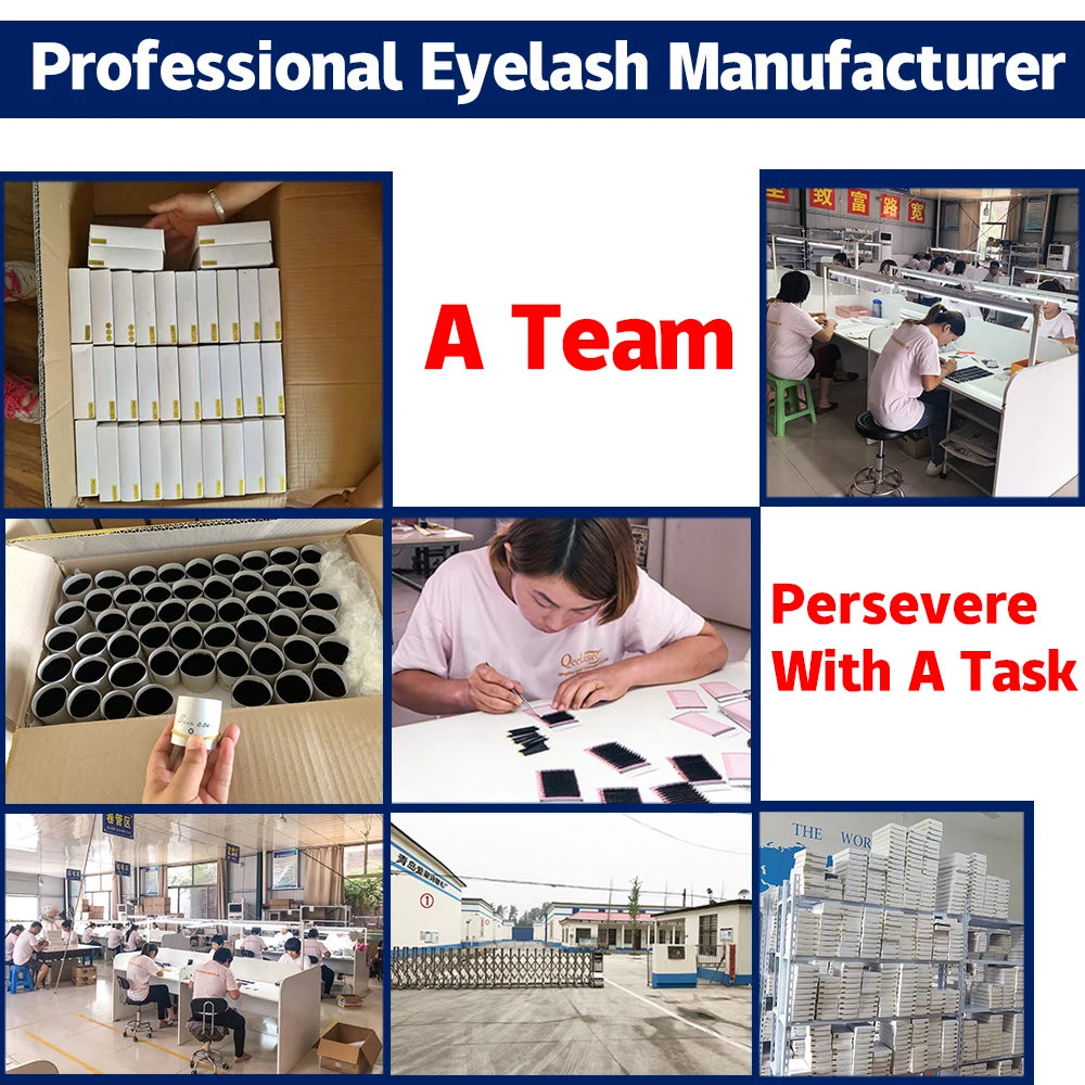 Qeelasee False Eyelash Extensions professional Mink Individual Lashes supplies maquiagem cilios volume fan eye lashes wholesale