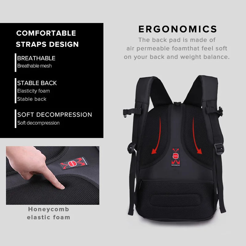 Tigernu Anti-theft Backpacks Large Capacity Bag 15.6 17 19inch Laptop Backpack For Men Travel Backpack Women Bag Female Knapsack