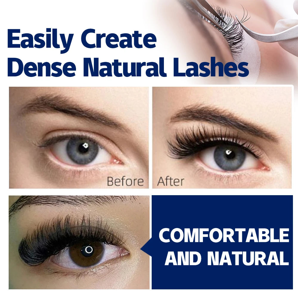 Qeelasee False Eyelash Extensions professional Mink Individual Lashes supplies maquiagem cilios volume fan eye lashes wholesale