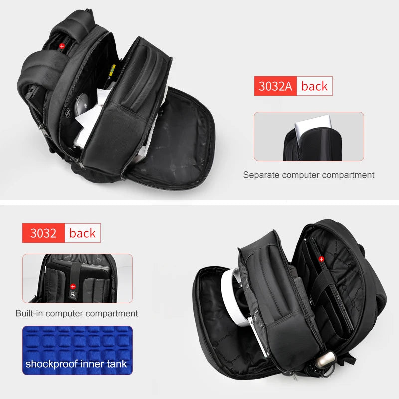 Tigernu Anti-theft Backpacks Large Capacity Bag 15.6 17 19inch Laptop Backpack For Men Travel Backpack Women Bag Female Knapsack