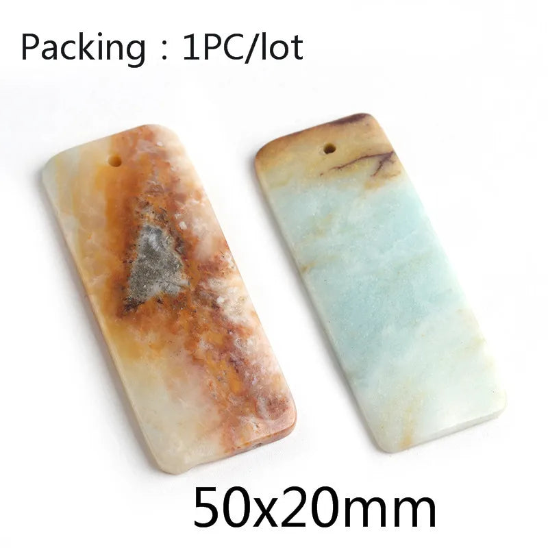 10 Colors Imperial Natural Stone Earrings Big Waterdrop Charms For Women Necklace Pendants Handmade Diy Jewelry Making DIY Jewel