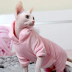 Hairless Cat Clothes Sphinx Winter Dog Hoodies For Small Medium Pets Cartoon Kittens Costumes Chihuahua Clothing Jacket Autumn