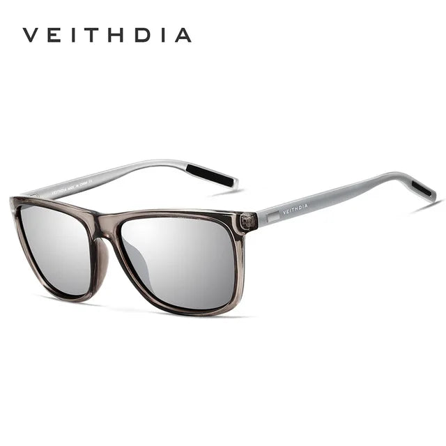 VEITHDIA Brand Sunglasses Unisex Retro Aluminum+TR90 Sunglasses Polarized Lens Vintage Eyewear Sun Glasses For Men/Women 6108