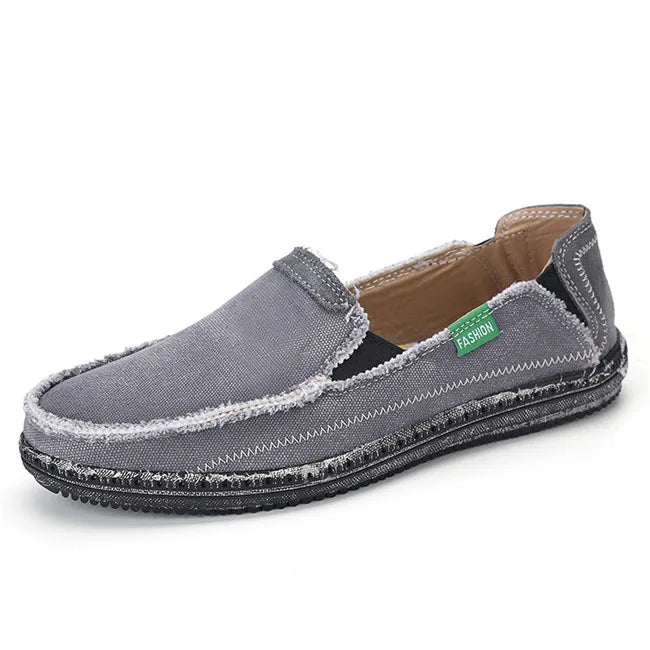 New Arrival Low Price Mens Breathable High Quality Casual Shoes Jeans Canvas Casual Shoes Slip On Men Fashion Flats Loafer
