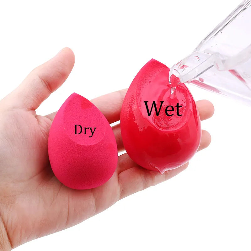 20/5/1pcs Makeup Sponge Concealer Smooth Cosmetic Powder Puff Cut Shape Foundation Water Drop Bevel Make Up Blender Tools