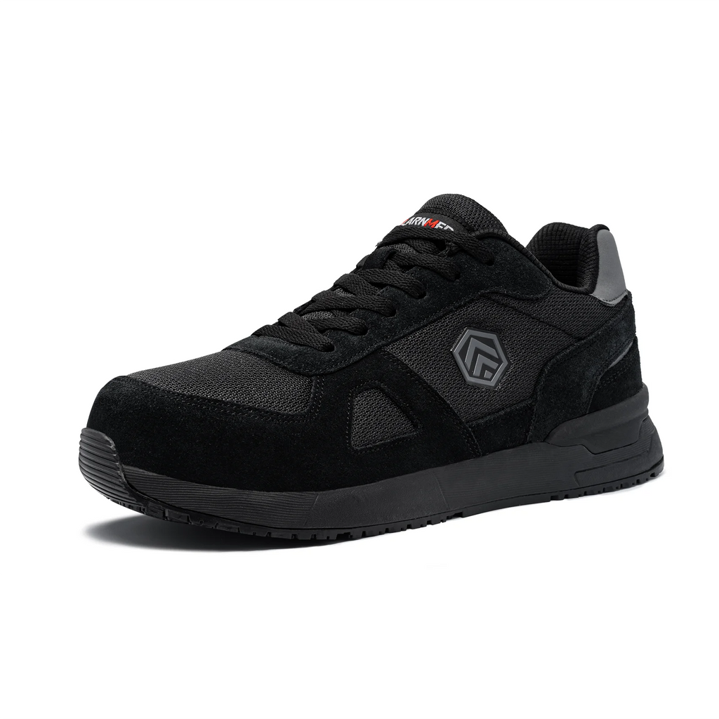 LARNMERN Men Steel Toe Shoes Antistatic Safety Shoes Women Composite Breathable Slip On Work Sneakers Industries Protection