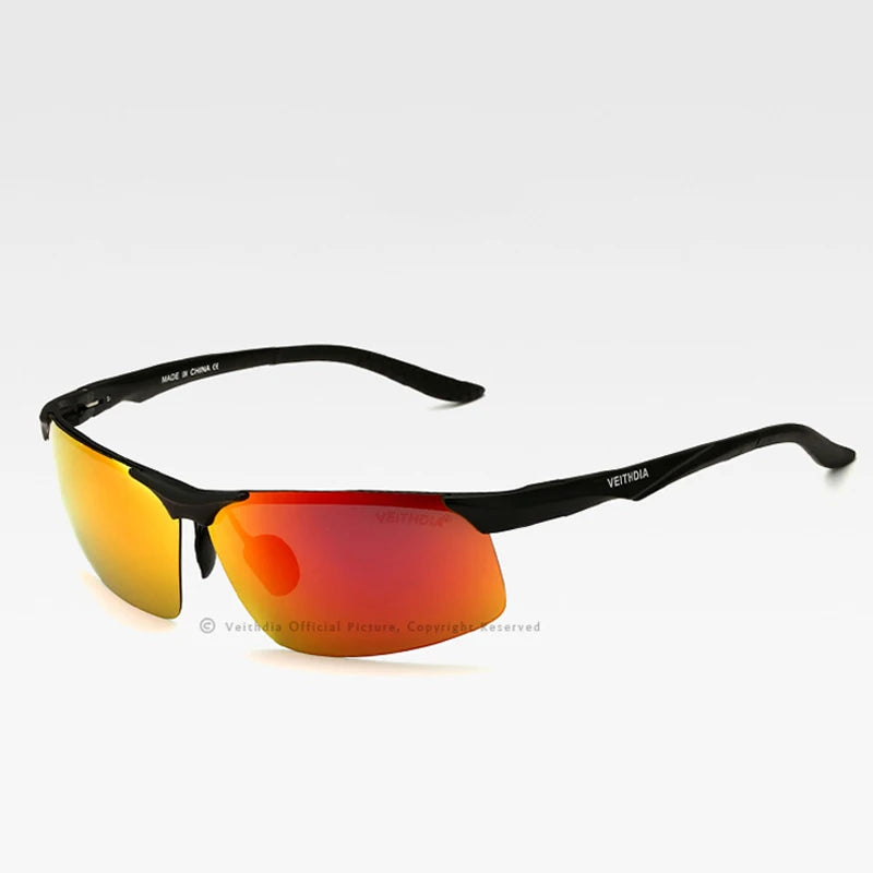 VEITHDIA Aluminum Magnesium Men's Polarized VU400 Sun Glasses Night Vision Mirror Male Eyewear Sunglasses Goggle Oculos  6502