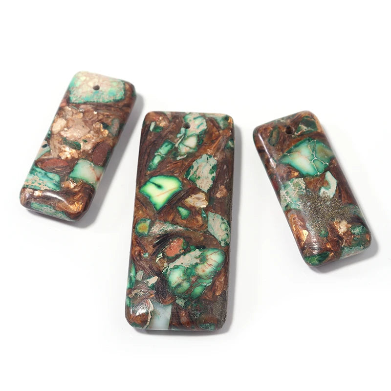 10 Colors Imperial Natural Stone Earrings Big Waterdrop Charms For Women Necklace Pendants Handmade Diy Jewelry Making DIY Jewel