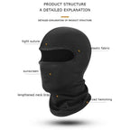 Tactical Balaclava Face Mask Summer Cooling Neck Gaiter Hiking Scarves Men Motorcycle Cycling Helmet Hood Sun Protection
