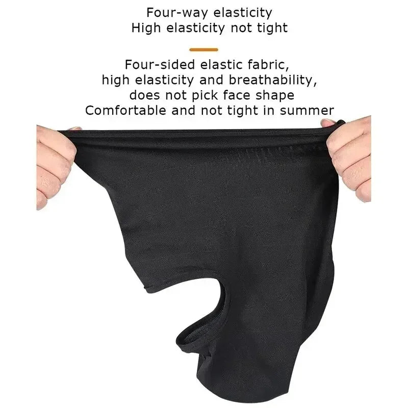 Tactical Balaclava Face Mask Summer Cooling Neck Gaiter Hiking Scarves Men Motorcycle Cycling Helmet Hood Sun Protection