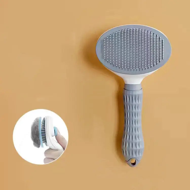 Pet Dog Grooming Hair Remover Brush Self Cleaning Pet Cat Hair Removal Slicker Dematting Comb Brush Grooming Accessories tool