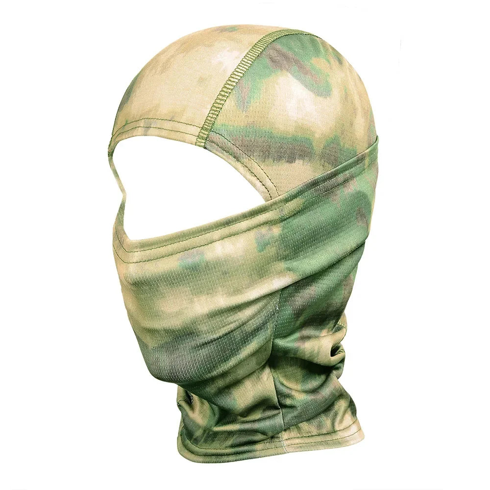 Camouflage Quick-drying Mask Balaclava Outdoor Sport Bicycle Hood Hat Liner Full Face Cover Hiking Camping Hunting Fishing Men