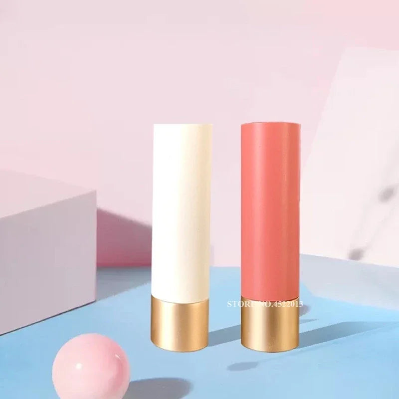 Matte Coral Orange Powder/matte White Matte Spray Matte Gold Lipstick Tube Lipstick Empty Tube