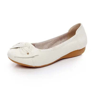 TIMETANG Plus size 34-43 women genuine leather flat shoes woman work shoes newest fashion female casual single shoes women flats