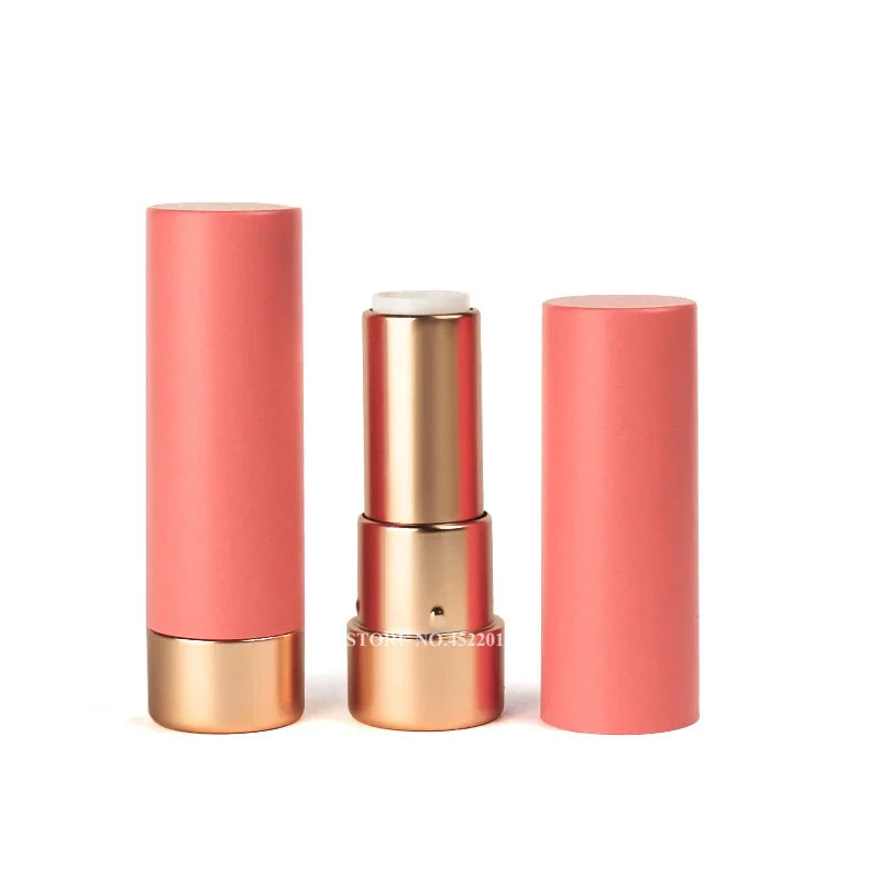 Matte Coral Orange Powder/matte White Matte Spray Matte Gold Lipstick Tube Lipstick Empty Tube