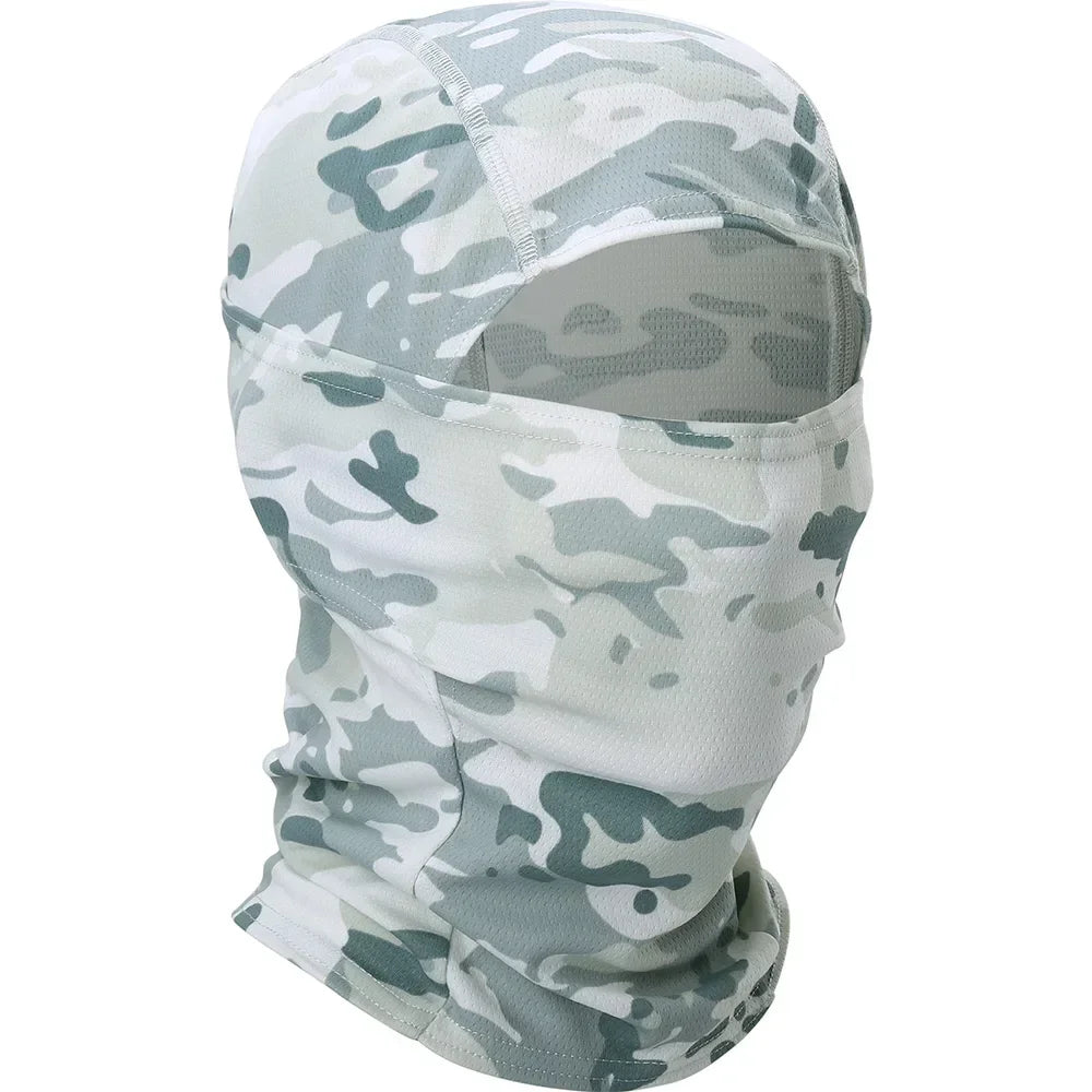 Camouflage Quick-drying Mask Balaclava Outdoor Sport Bicycle Hood Hat Liner Full Face Cover Hiking Camping Hunting Fishing Men