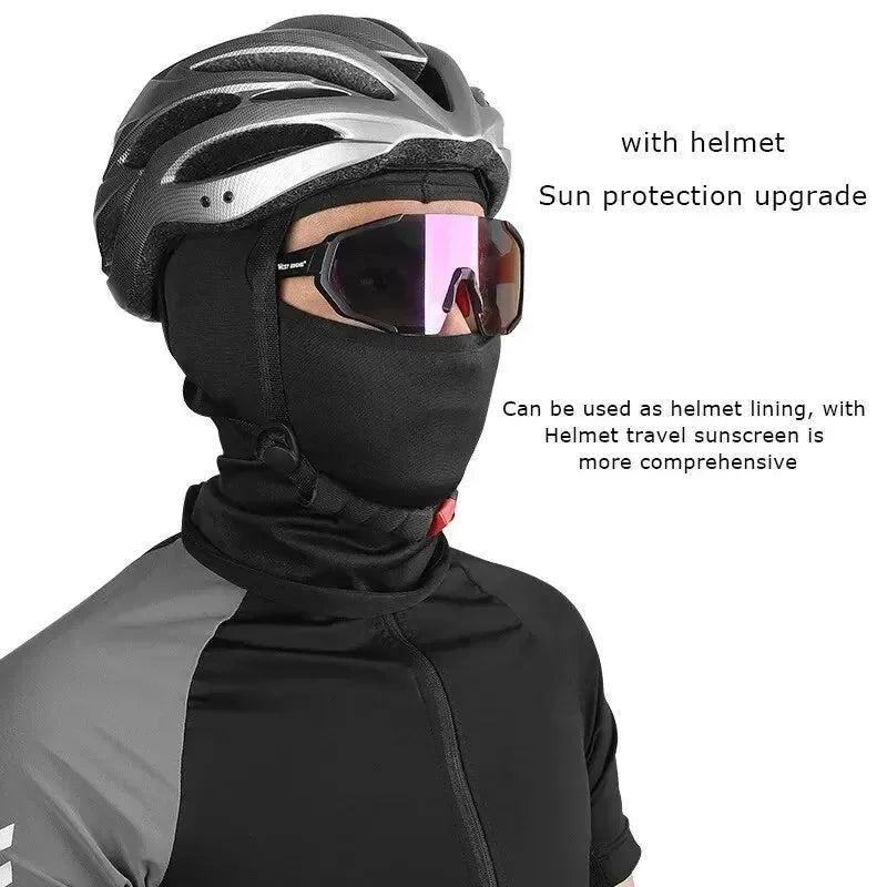 Tactical Balaclava Face Mask Summer Cooling Neck Gaiter Hiking Scarves Men Motorcycle Cycling Helmet Hood Sun Protection