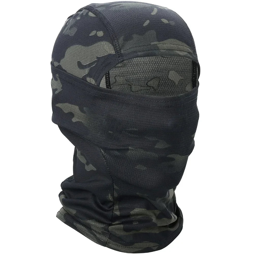 Camouflage Quick-drying Mask Balaclava Outdoor Sport Bicycle Hood Hat Liner Full Face Cover Hiking Camping Hunting Fishing Men