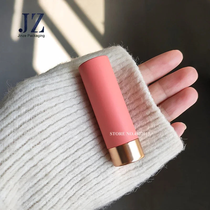 Matte Coral Orange Powder/matte White Matte Spray Matte Gold Lipstick Tube Lipstick Empty Tube