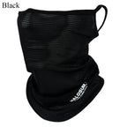 Summer Ice Silk Full Face Mask Balaclava Breathable Sun And UV Protection Motorcycle Scarf Neck Gaiter Bike Sun Protection