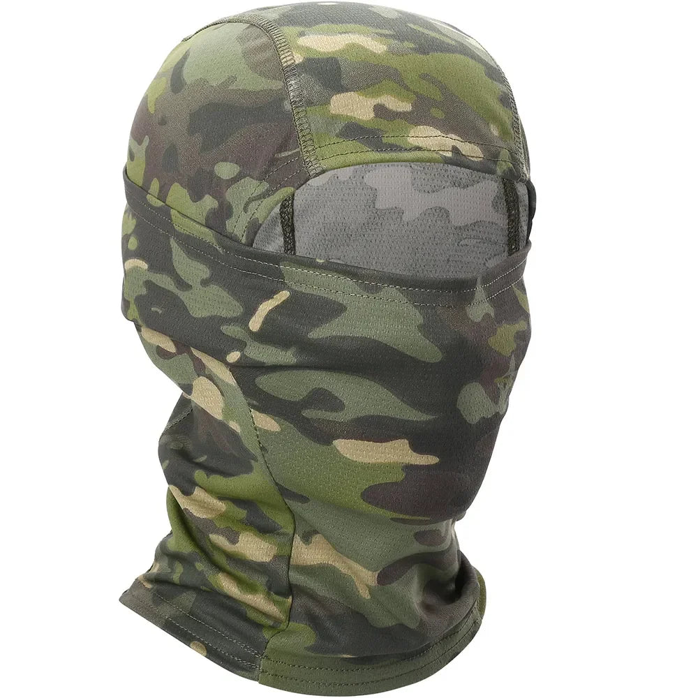 Camouflage Quick-drying Mask Balaclava Outdoor Sport Bicycle Hood Hat Liner Full Face Cover Hiking Camping Hunting Fishing Men