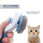 Pet Dog Grooming Hair Remover Brush Self Cleaning Pet Cat Hair Removal Slicker Dematting Comb Brush Grooming Accessories tool