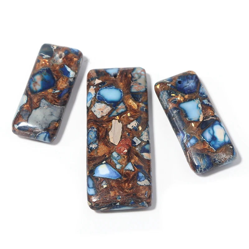 10 Colors Imperial Natural Stone Earrings Big Waterdrop Charms For Women Necklace Pendants Handmade Diy Jewelry Making DIY Jewel