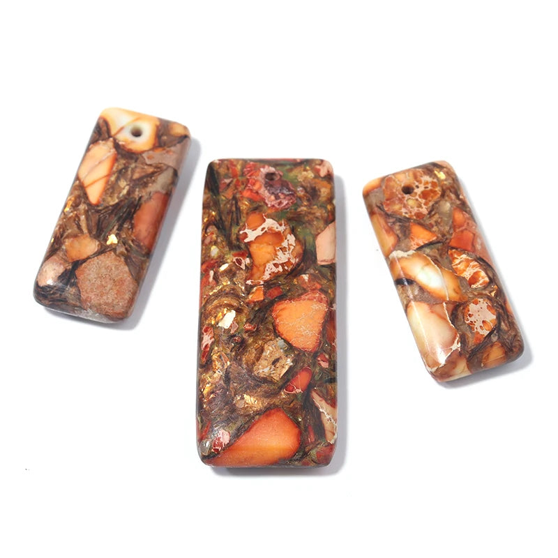 10 Colors Imperial Natural Stone Earrings Big Waterdrop Charms For Women Necklace Pendants Handmade Diy Jewelry Making DIY Jewel