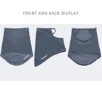 Summer Ice Silk Full Face Mask Balaclava Breathable Sun And UV Protection Motorcycle Scarf Neck Gaiter Bike Sun Protection