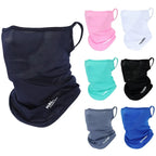 Summer Ice Silk Full Face Mask Balaclava Breathable Sun And UV Protection Motorcycle Scarf Neck Gaiter Bike Sun Protection