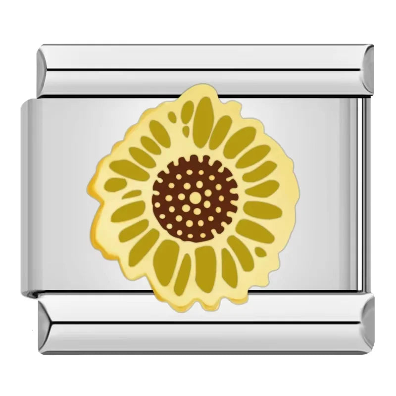 Hapiship Original Daisy Horse Love Butterfly Mom Dog Motorcycle Elephant Charm Fit Bracelet Stainless Steel Jewelry Making DJ003