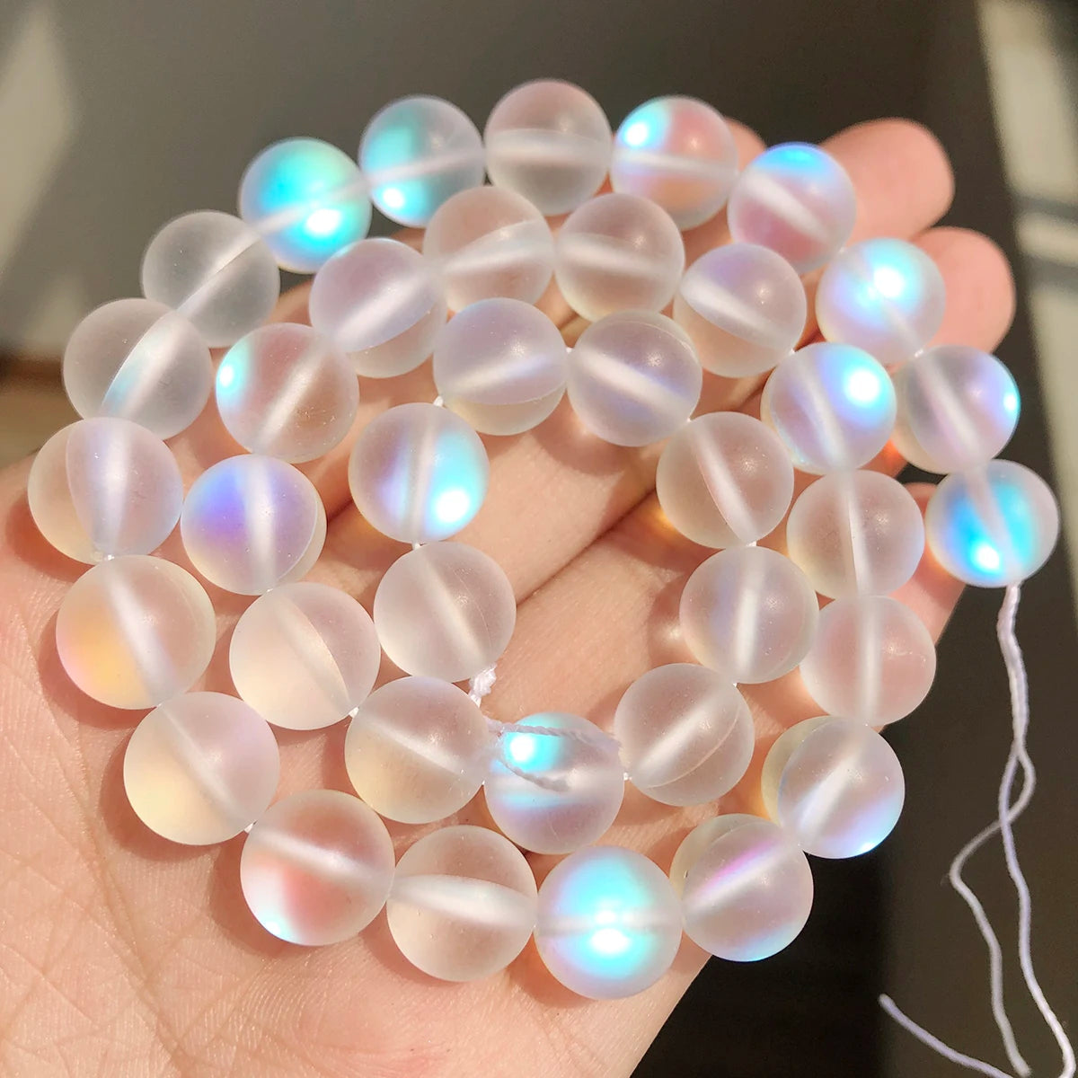 wholesale Natural Stone Beads Clear Quartz Round Loose Beads For Jewelry Making 15.5inch/strand Pick Size 4/6/8/10/12mm -F00102