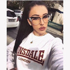 45120 Optical Luxury Cat Eye Glasses Frames Women Shiny Rhinestones Eyewear EyeGlasses