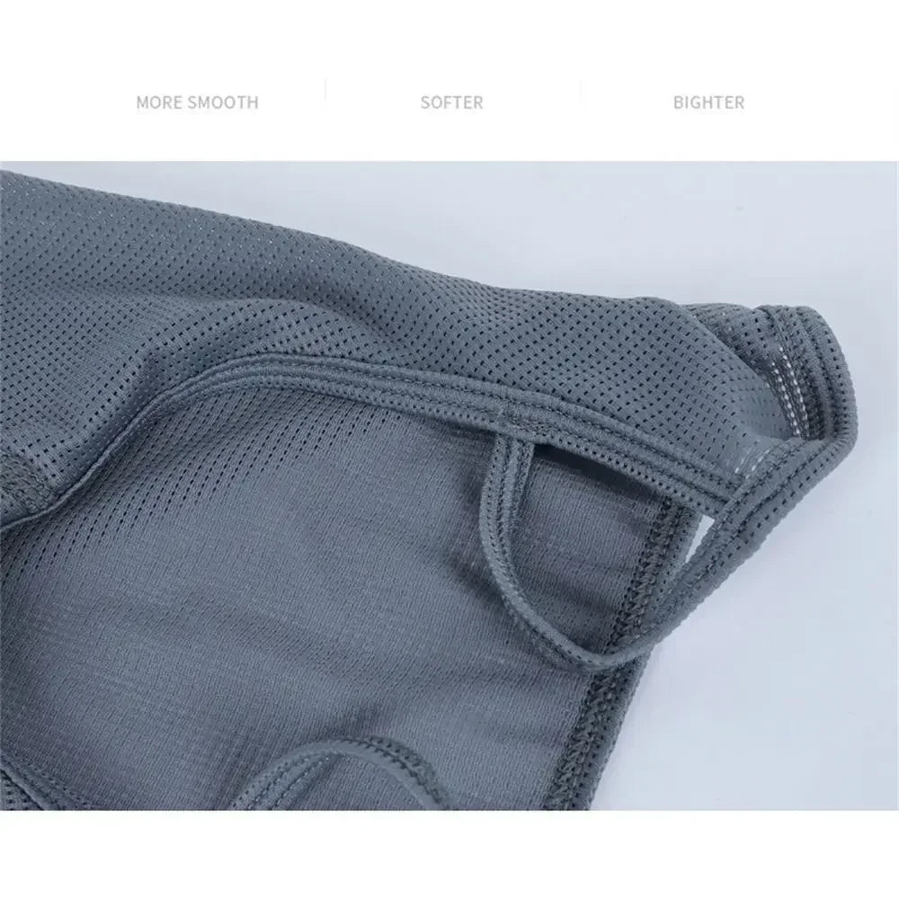 Summer Ice Silk Full Face Mask Balaclava Breathable Sun And UV Protection Motorcycle Scarf Neck Gaiter Bike Sun Protection