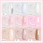 Very Fine 28g/Box French White Clear Pink Nude Dipping Powder No Lamp Cure Nails Dip Powder Natural Dry Gel Nail Salon Effect