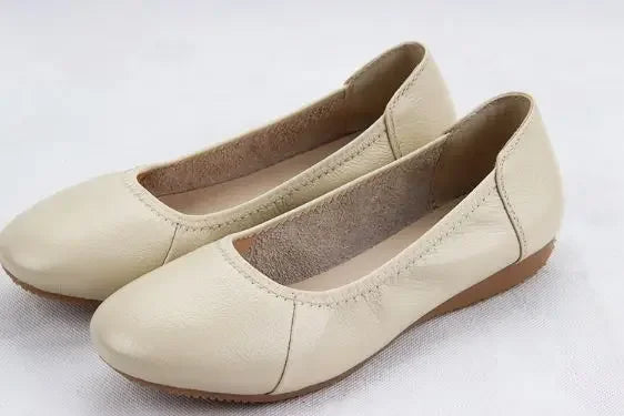 TIMETANG Plus size 34-43 women genuine leather flat shoes woman work shoes newest fashion female casual single shoes women flats
