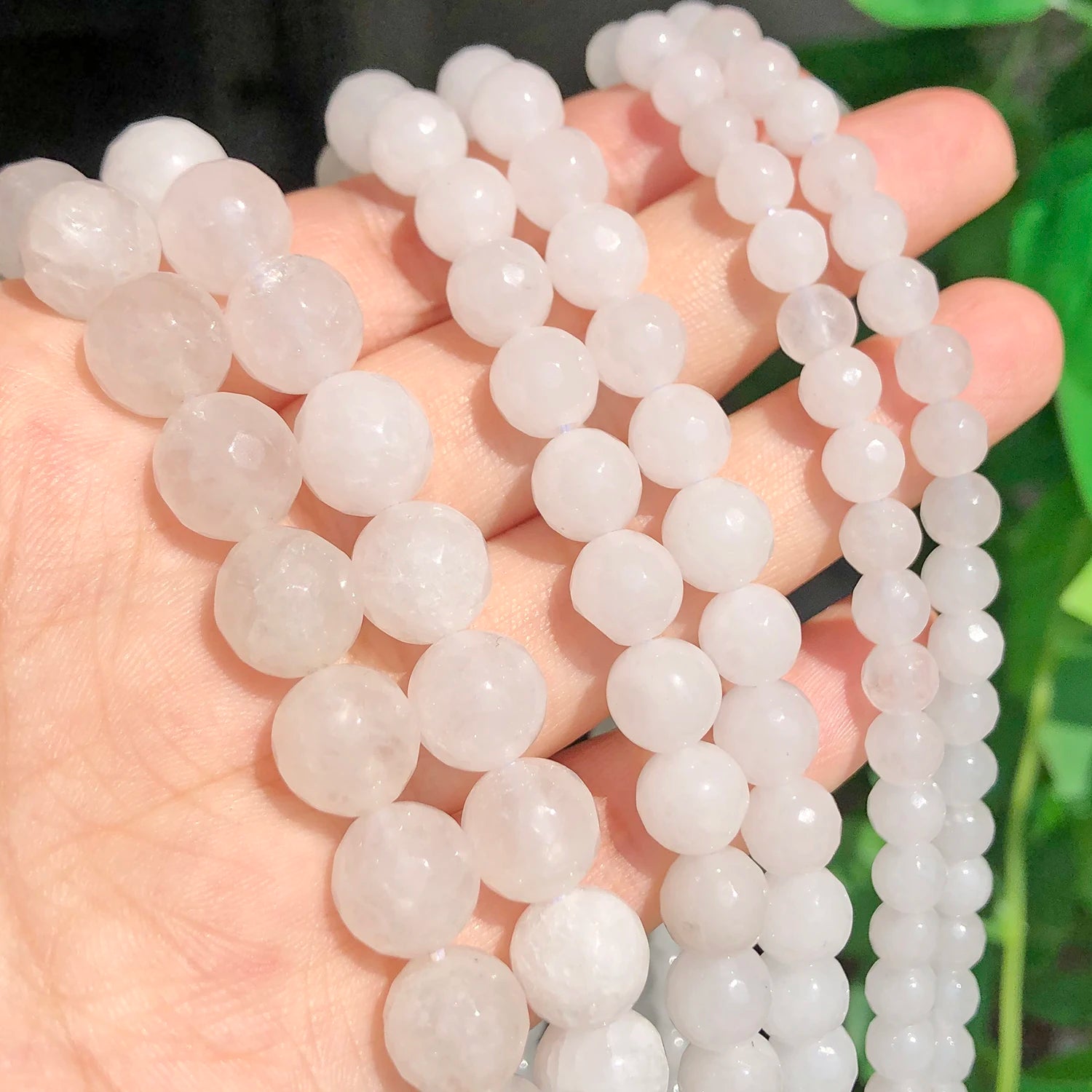 wholesale Natural Stone Beads Clear Quartz Round Loose Beads For Jewelry Making 15.5inch/strand Pick Size 4/6/8/10/12mm -F00102