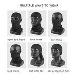 Tactical Balaclava Face Mask Summer Cooling Neck Gaiter Hiking Scarves Men Motorcycle Cycling Helmet Hood Sun Protection