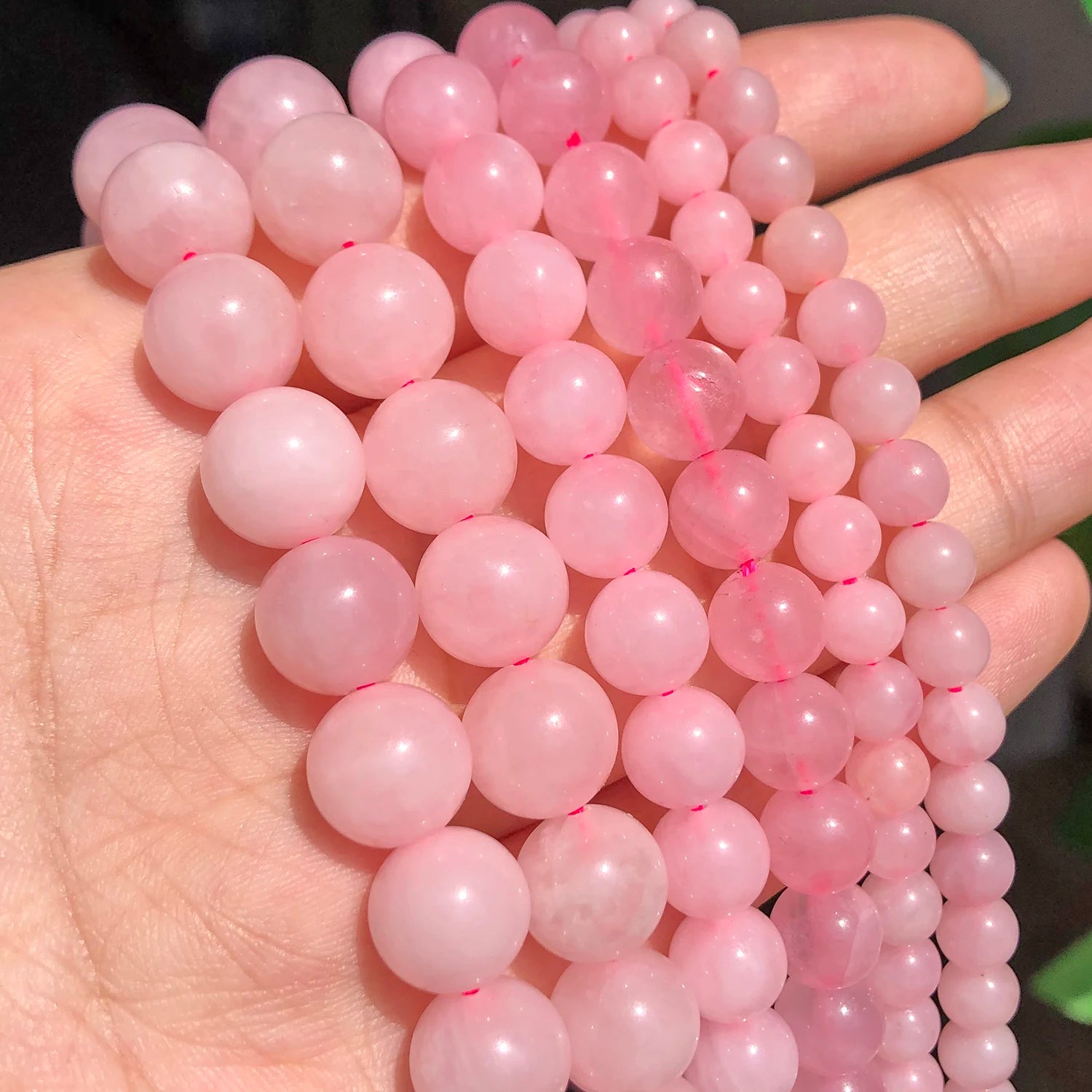wholesale Natural Stone Beads Clear Quartz Round Loose Beads For Jewelry Making 15.5inch/strand Pick Size 4/6/8/10/12mm -F00102